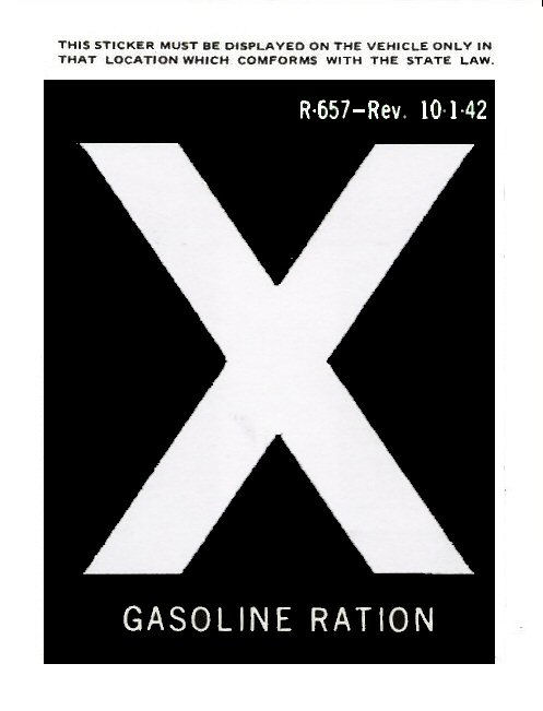 gas ration x