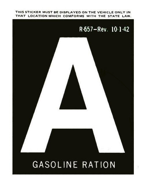 gas ration a
